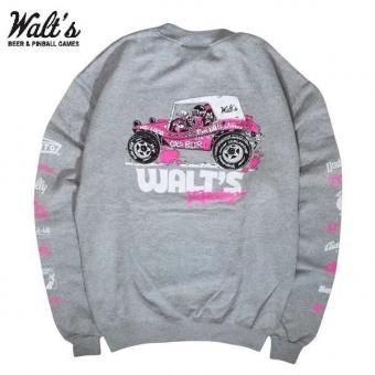 <img class='new_mark_img1' src='https://img.shop-pro.jp/img/new/icons15.gif' style='border:none;display:inline;margin:0px;padding:0px;width:auto;' />WALT'S BAR/ġС RACING SWEATSHIRTHEATHER GREY