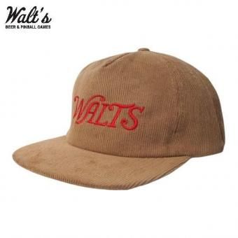 <img class='new_mark_img1' src='https://img.shop-pro.jp/img/new/icons15.gif' style='border:none;display:inline;margin:0px;padding:0px;width:auto;' />WALT'S BAR/ġС WALTS LOGO CORDUROY CAPCAMEL/RED