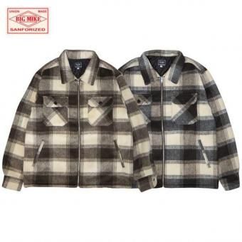 <img class='new_mark_img1' src='https://img.shop-pro.jp/img/new/icons15.gif' style='border:none;display:inline;margin:0px;padding:0px;width:auto;' />BIG MIKE/ӥåޥ Check Quilting Jacket/åƥ󥰥㥱å 1025464002color