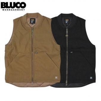 <img class='new_mark_img1' src='https://img.shop-pro.jp/img/new/icons15.gif' style='border:none;display:inline;margin:0px;padding:0px;width:auto;' />BLUCO/֥륳 RIB COLLAR DUCK VEST/֥顼٥ 155-35-0132color