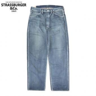 <img class='new_mark_img1' src='https://img.shop-pro.jp/img/new/icons15.gif' style='border:none;display:inline;margin:0px;padding:0px;width:auto;' />STRASSBURGER&Co./ȥ饹С WORK PANTS VINTAGE WASH/13ozǥ˥ѥ SBR-PM-102V