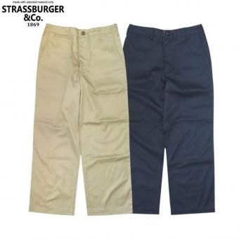 <img class='new_mark_img1' src='https://img.shop-pro.jp/img/new/icons15.gif' style='border:none;display:inline;margin:0px;padding:0px;width:auto;' />STRASSBURGER&Co./ȥ饹С DADs BBQ T/C CHINO TROUSERS/Υȥ饦ѥ SBDB-0022color