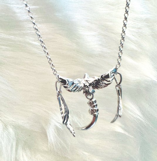 silver SUNDANCE EAGLE pendant - HIRO EAGLE