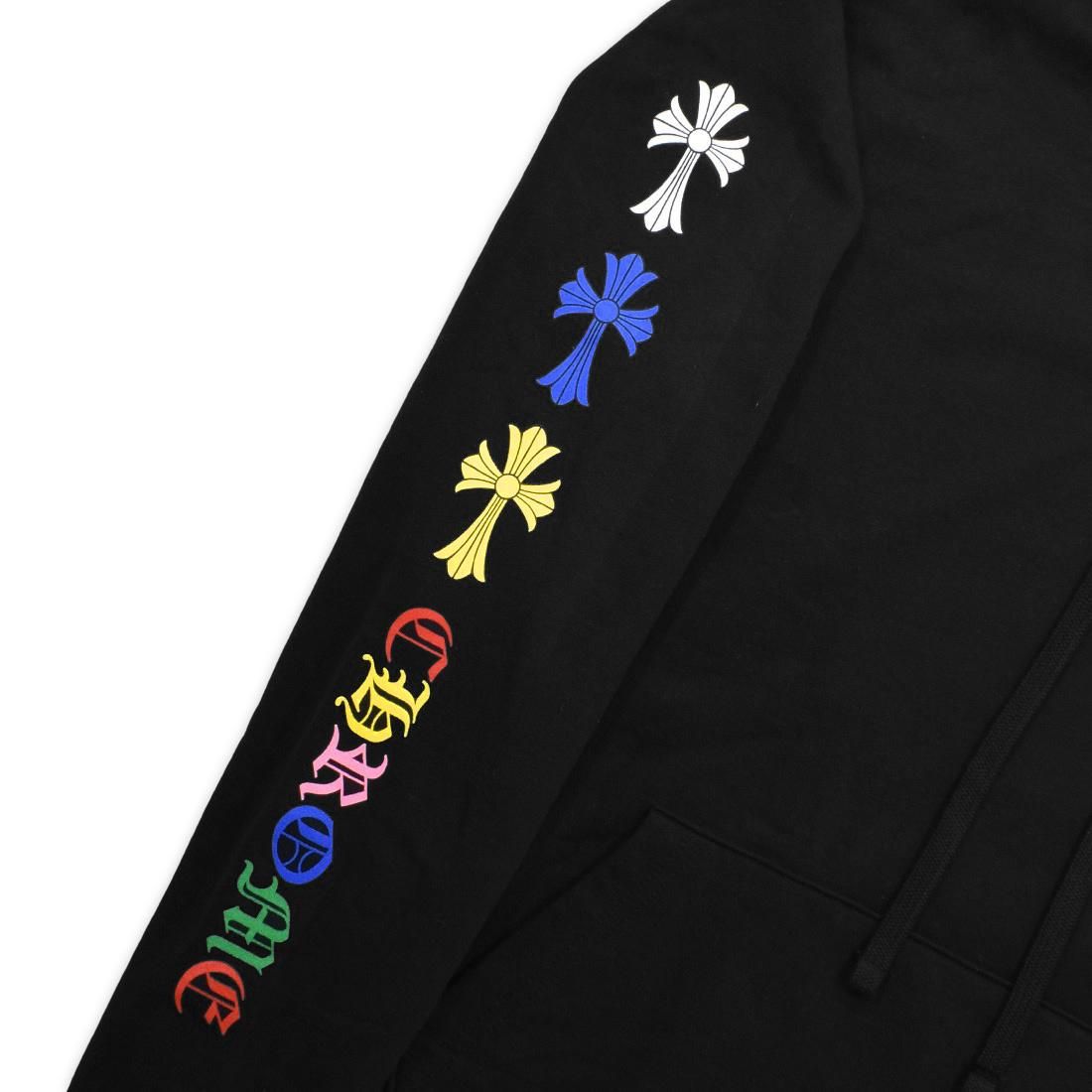 CHROME HEARTS MULTI COLOR CROSS CEMETERY HOODIE - Spyder