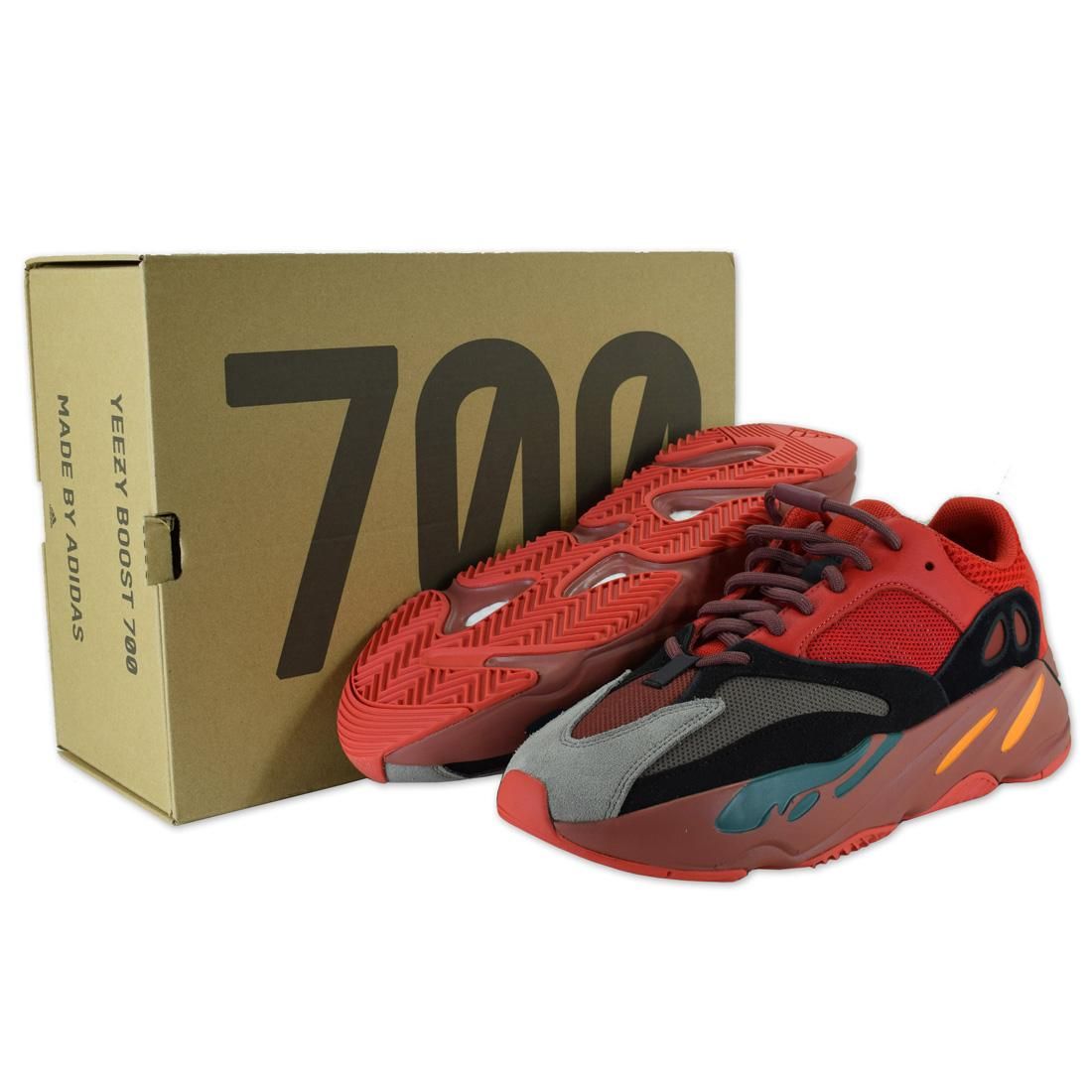 Adidas yeezy 700 on sale red