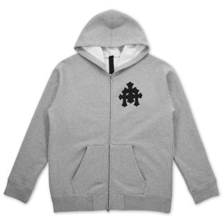 CHROME HEARTS CROSS PATCH ZIP UP HOODIE