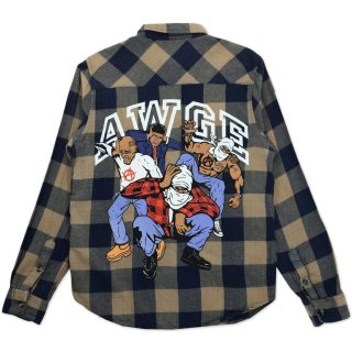 AWGE ComplexCon Exclusive Vintage Flannel Shirts
