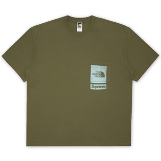 SUPREME X THE NORTH FACE PRINTED POCKET TEE