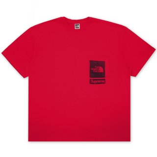 SUPREME X THE NORTH FACE PRINTED POCKET TEE