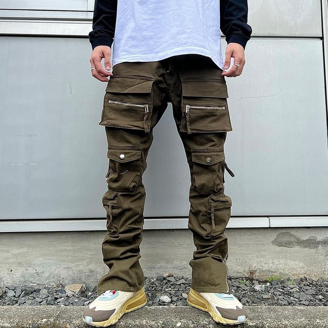 超格安一点超格安一点MLVINCE TYPE-2 PARACHUTE SLIM CARGO PANT