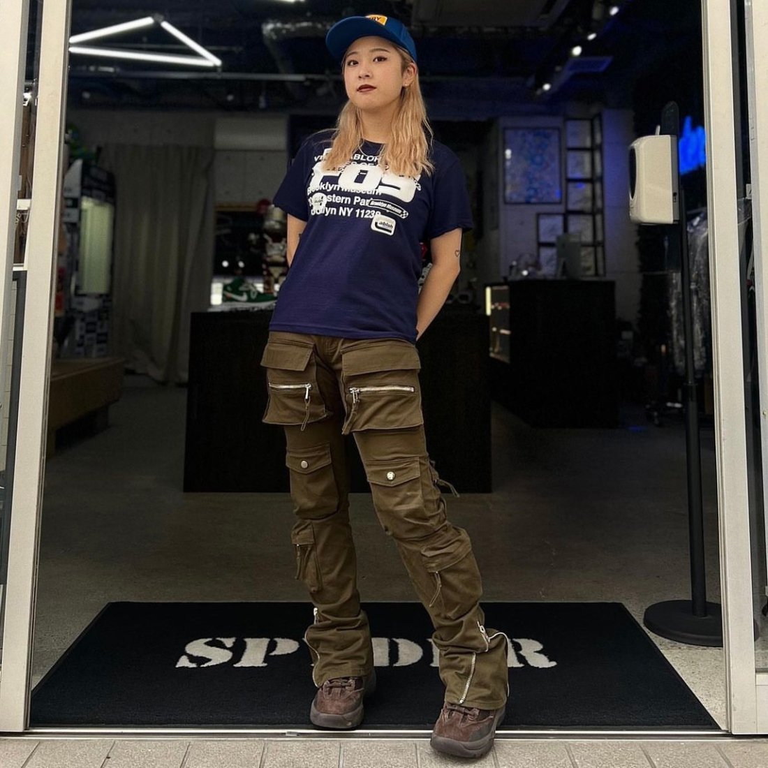 mlvince double knee pants 30 Olive - パンツ