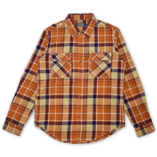 HYSTERIC GLAMOUR SUPER FUZZ EMBROIDERY WORK CHECK SHIRTS
