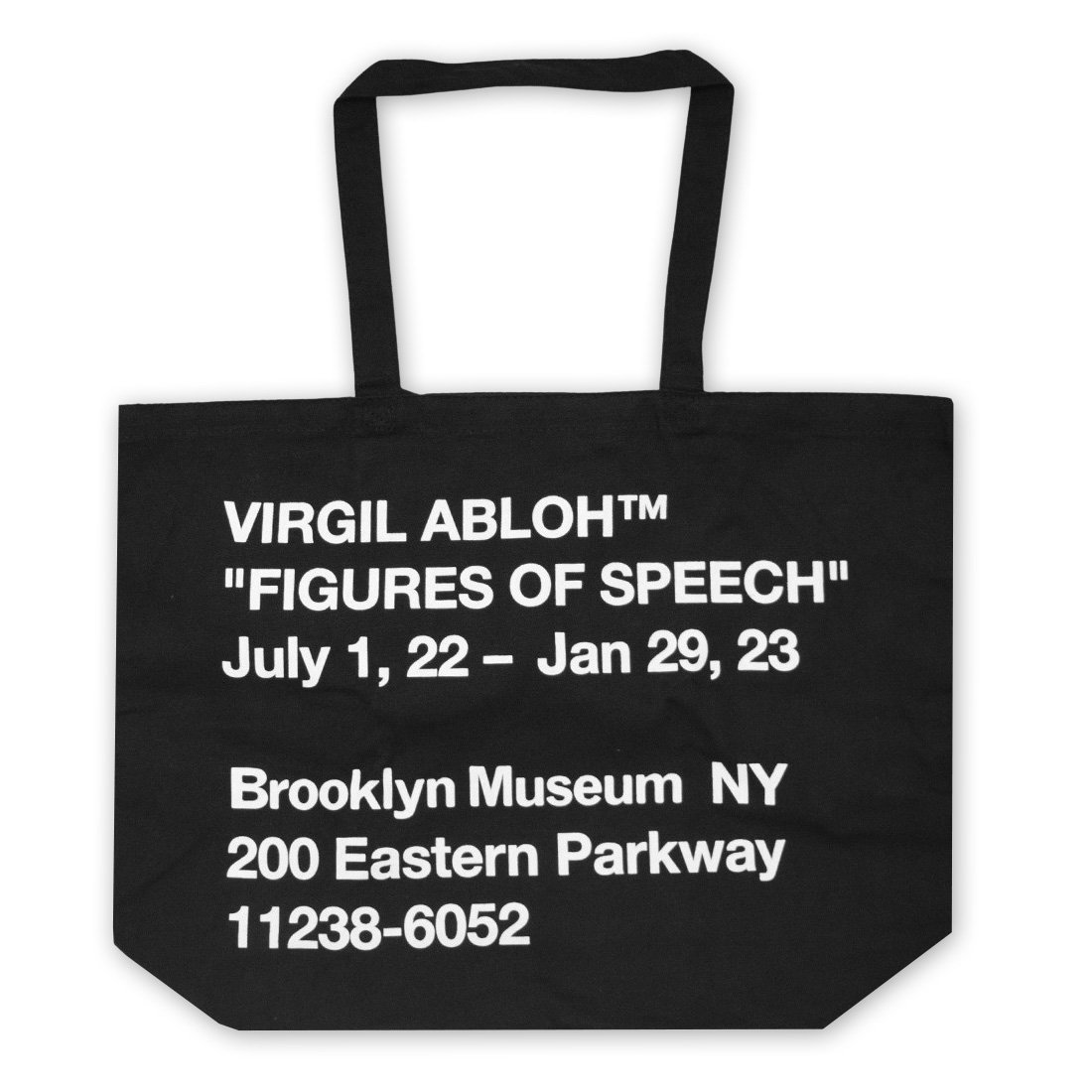 Virgil popular Abloh FOS Brooklyn Museum Tote