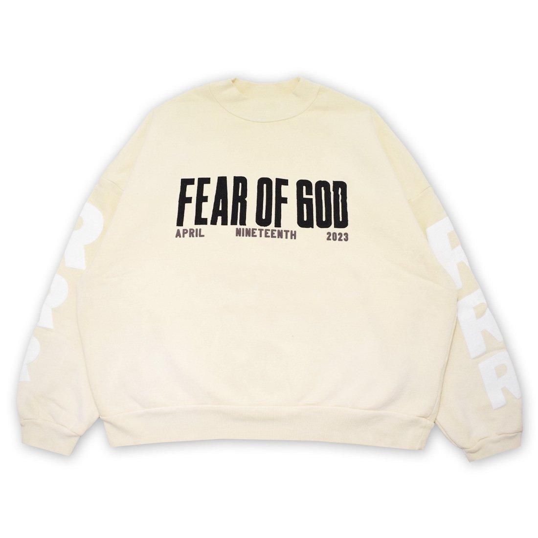 FEAR OF GOD X RRR123 APRIL 19 CREWNECK - Spyder｜セレクトショップ 