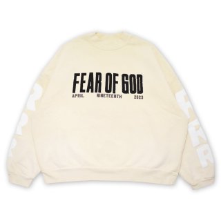 FEAR OF GOD X RRR123 APRIL 19 CREWNECK