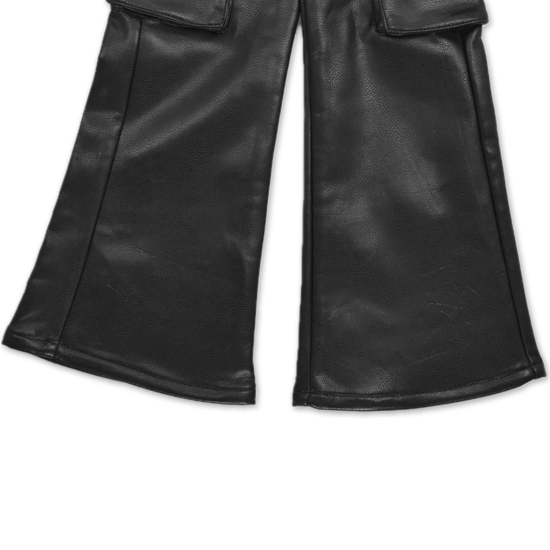 公式完売品 VALAVASAS STACKED FLARE LEATH VALABASAS AK-79 BLACK LEATHER STACKED FLARE | KingStar
