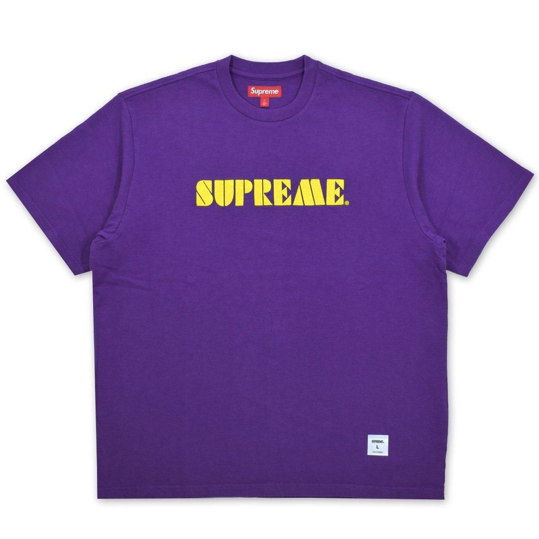 トップス Supreme Stencil Embroidered S/S Supreme Stencil Embroidered S S Top (SS24) - $78