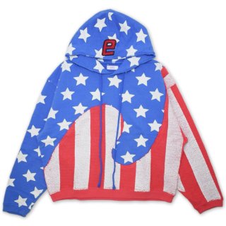 ERL STAR AND STRIPES SWIRL HOODIE