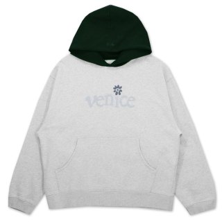 ERL VENICE GREY HOODIE KNIT 