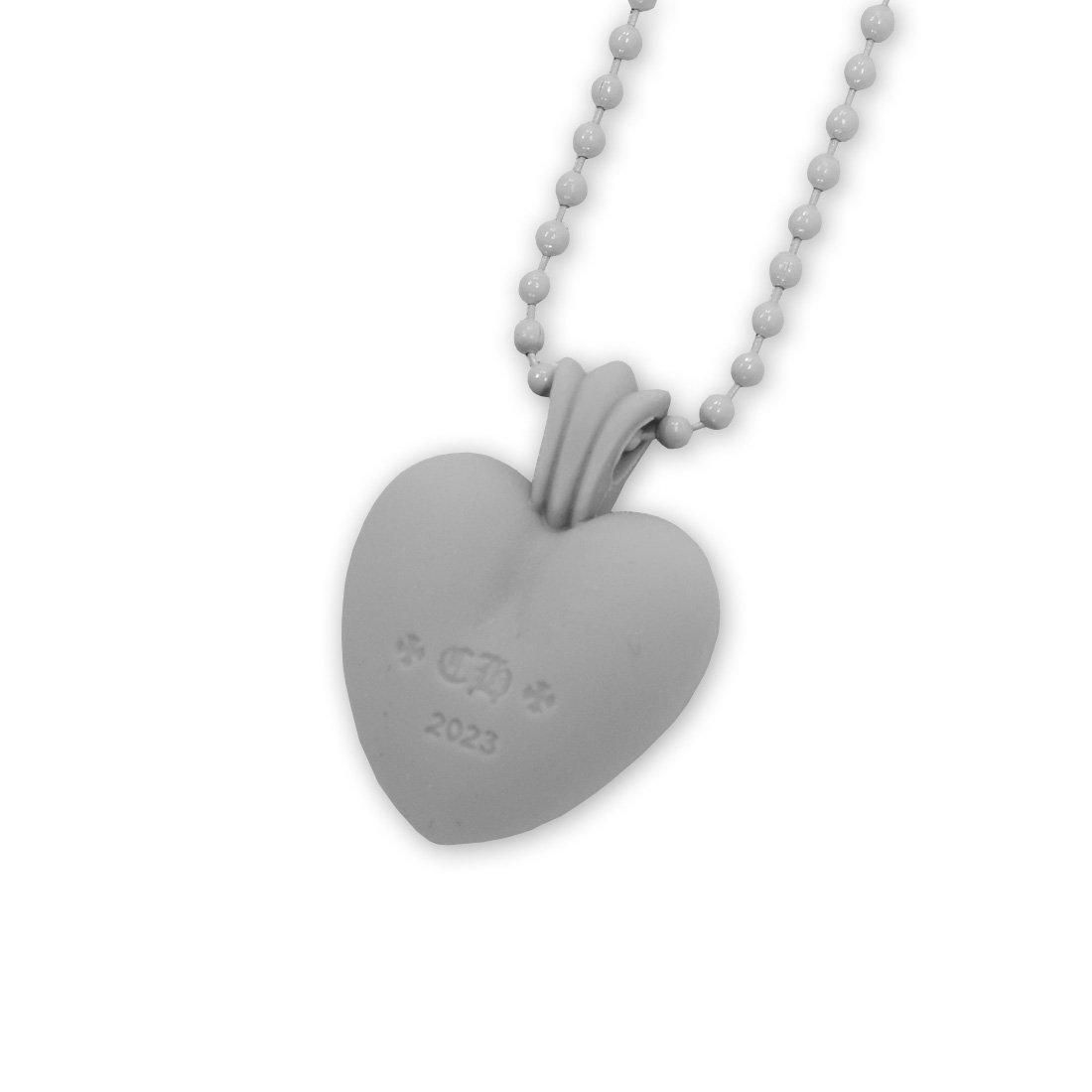 CHROME HEARTS SILICONE RUBBER HEART NECKLACE - Spyder