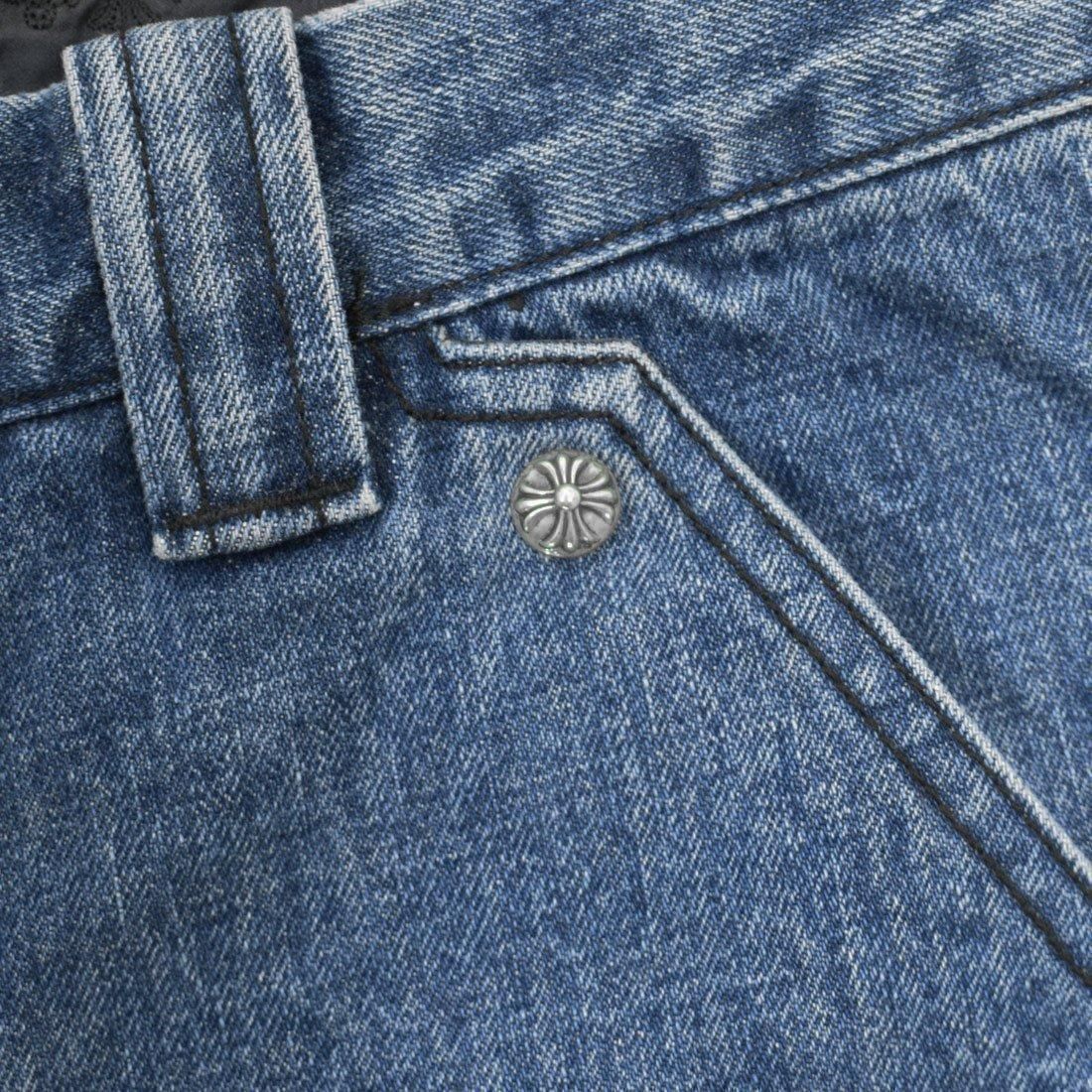 クロムハーツの新作ショートスリーブ CHROME HEARTS CARPENTER DENIM SHORTS - Spyder｜セレクト