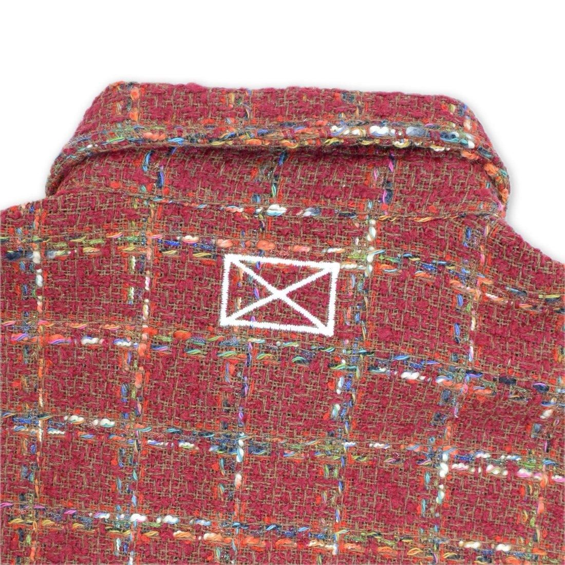 mlvince　embroidery check tweed shirt MLVINCE EMBROIDERY CHECK TWEED SHIRTS - Spyder｜セレクト