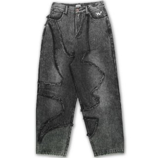 WANNA "YIN YANG"BAGGY JEANS