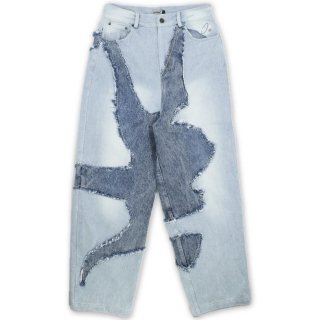 WANNA "YIN YANG"BAGGY JEANS