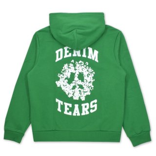 DENIM TEARS DENIM UNIVERSITY ZIP HOODIE