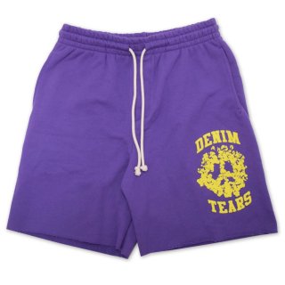 DENIM TEARS DENIM UNIVERSITY SWEAT SHORTS
