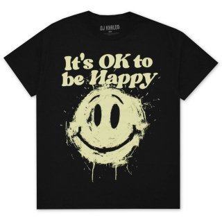 DJ KHALED BE HAPPY DISTRESSED TEE