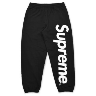 SUPREME SATIN APPLIQUE SWEATPANTS