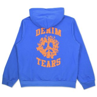 DENIM TEARS DENIM UNIVERSITY ZIP HOODIE