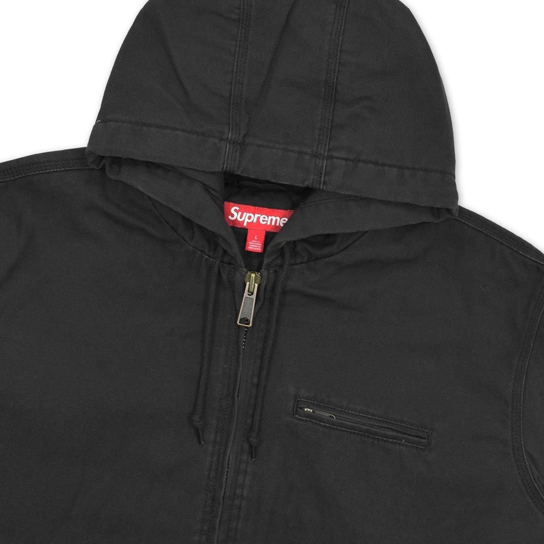 Supreme®/Thrasher® Hooded Work JacketXXL Supreme Thrasher Hooded Work Jacket Black Men's - FW24 - US