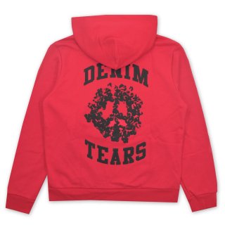 DENIM TEARS DENIM UNIVERSITY ZIP HOODIE