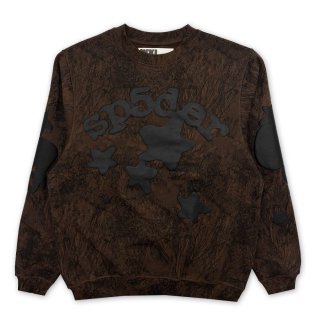 SP5DER X ComplexCon BELUGA REAL TREE CAMO CREWNECK