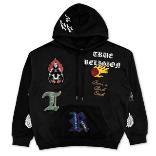 TRUE RELIGION PATCH EMBROID HOODIE