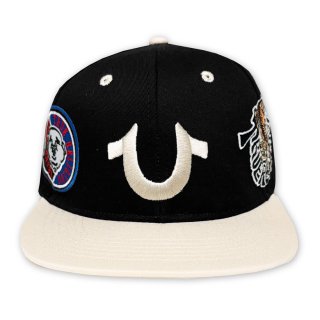 TRUE RELIGION EMB MULTI LOGO CAP