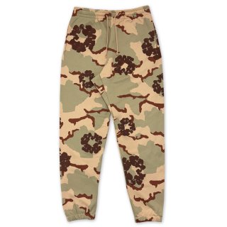 DENIM TEARS CAMO COTTON WREATH SWEAT PANTS