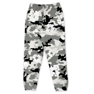 DENIM TEARS CAMO COTTON WREATH SWEAT PANTS