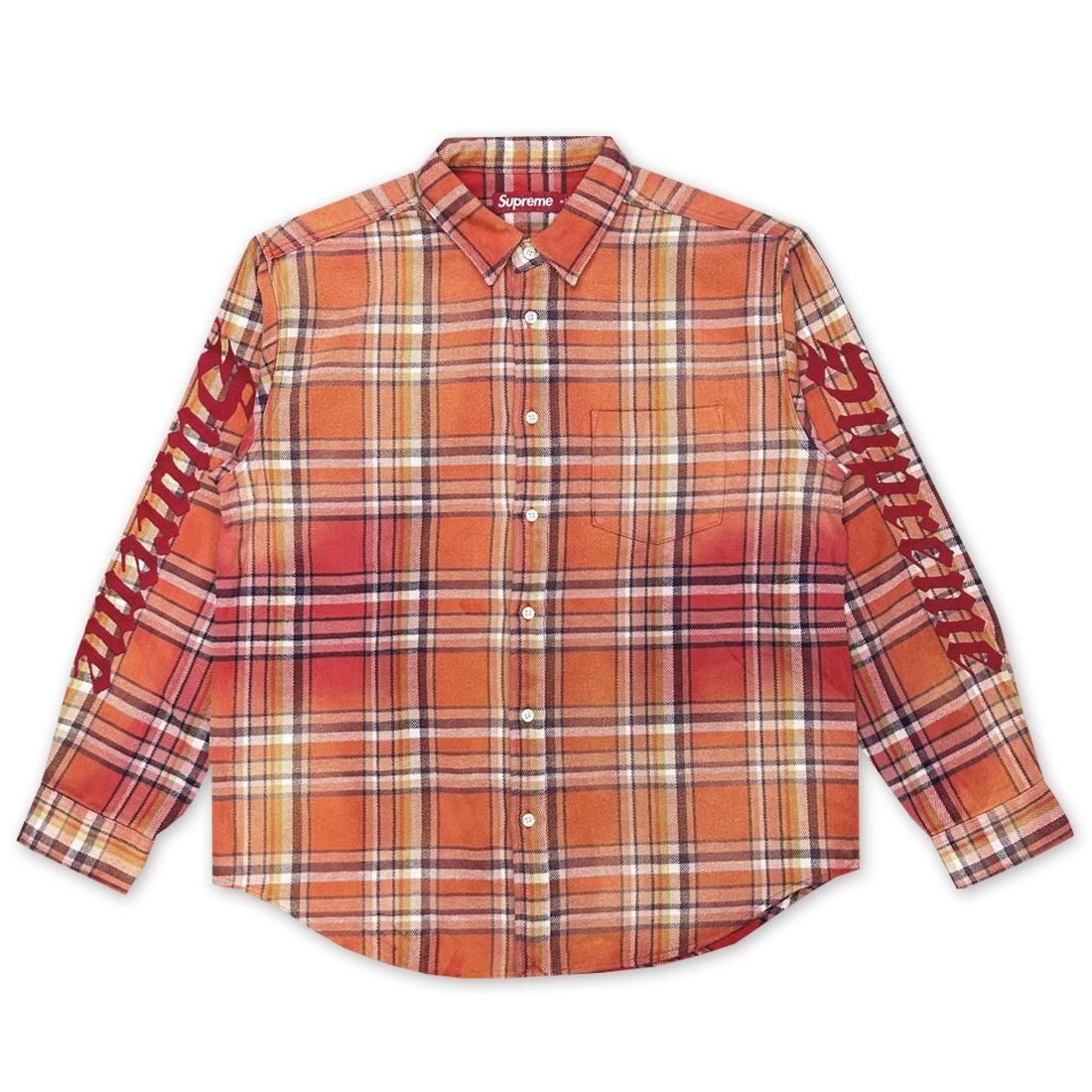 SUPREME OLD ENGLISH PLAID FLANNEL SHIRTS - Spyder｜セレクト