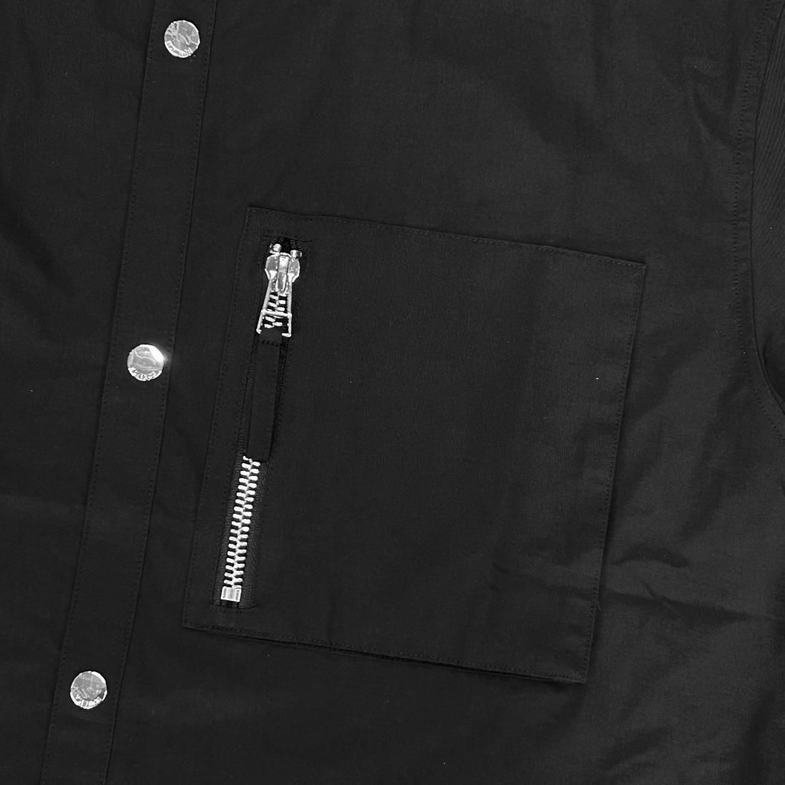 トップス MLVINCE NYLON S/S SHIRTS NYLON S/S SHIRTS - BLACK - MLVINCE