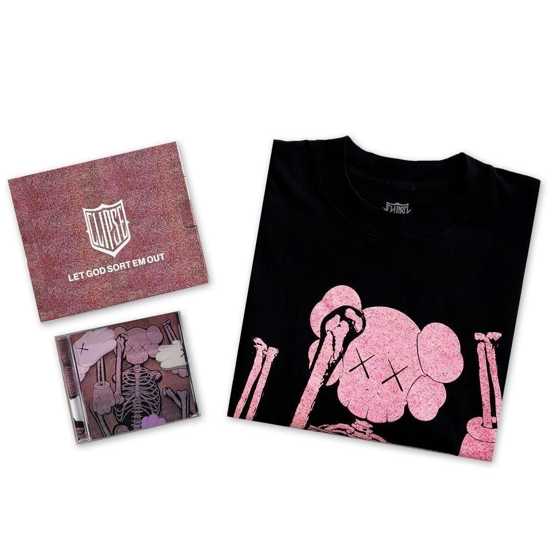 KAWS X CLIPSE LET GOD SORT EM OUT TEE BOX SET 1 - Spyder