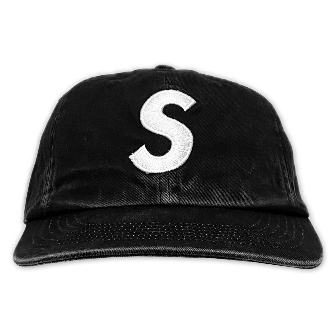 Pigment Coated 2-Tone S Logo 6-Panel (黒) Supreme Pigment Coated 2-Tone S Logo 6-Panel (FW25) - $54