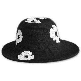 DENIM TEARS DENIM WREATH BUCKET HAT