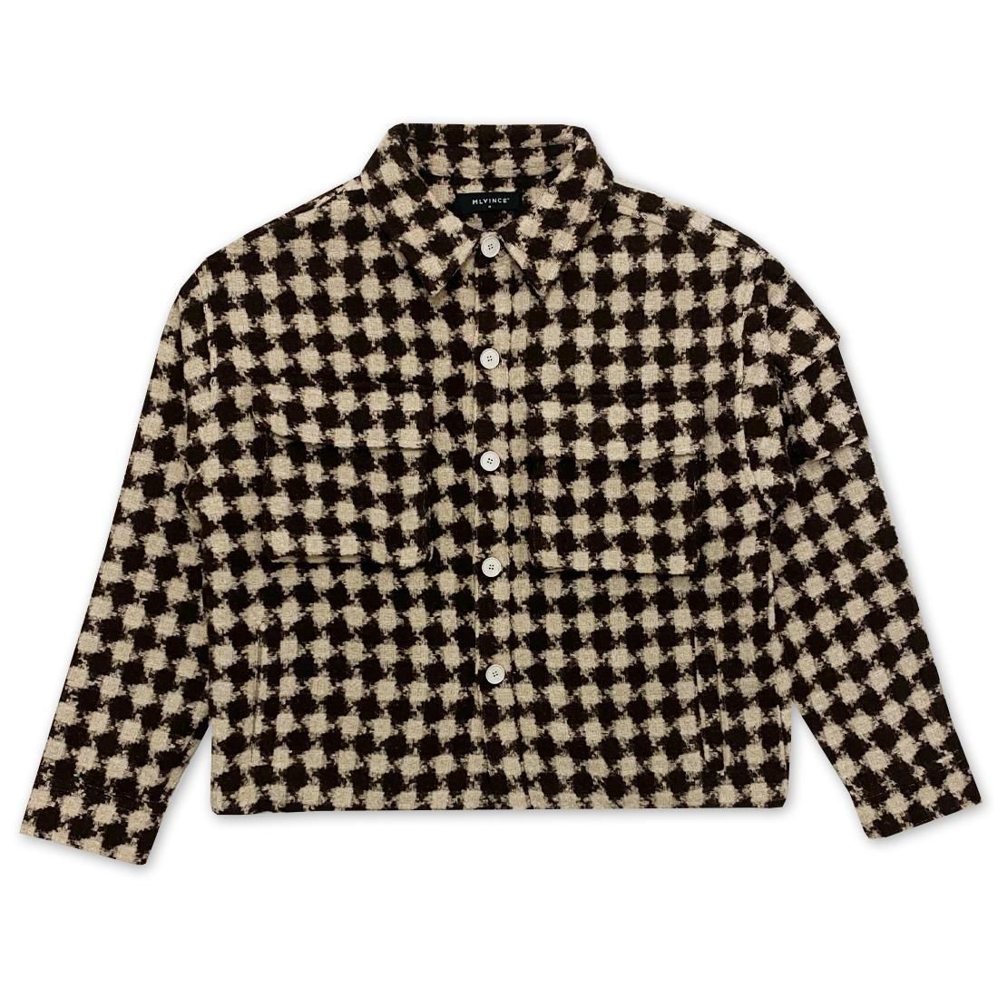 MLVINCE チェックジャケット 中古・古着通販】MLVINCE (メルヴィンス) シャツジャケット