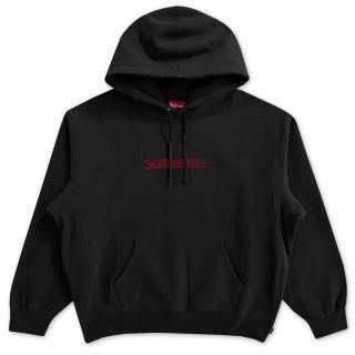 SUPREME X SWAROVSKI MOTION LOGO HOODED SWEATSHIRT