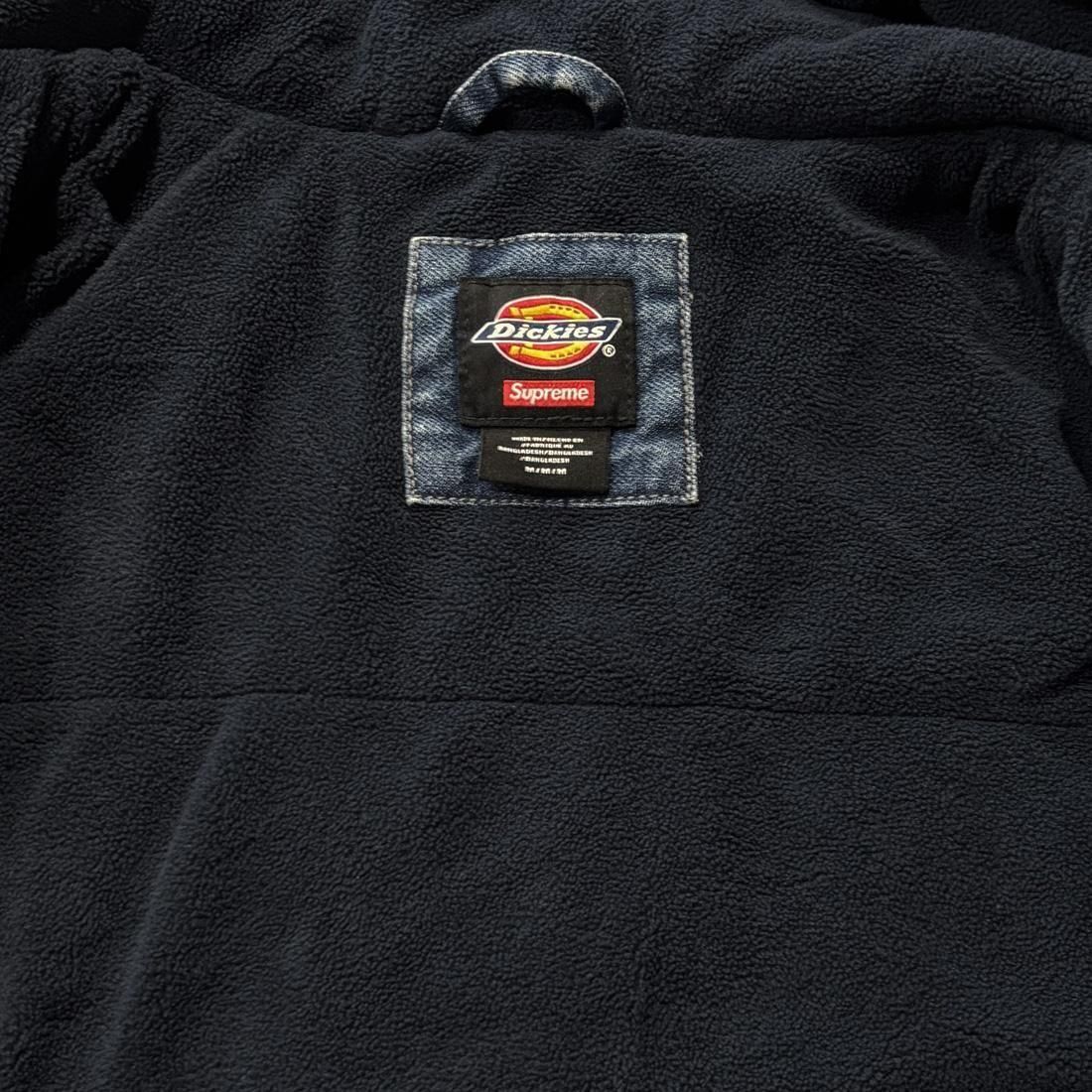 supreme×Dickies Cordura Work Jacket Supreme Dickies Cordura Hooded Work Jacket Black Denim Men's