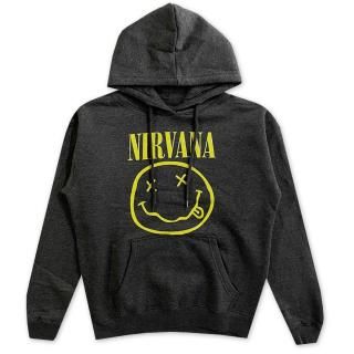 NIRVANA YELLOW HAPPY FACE HOODIE