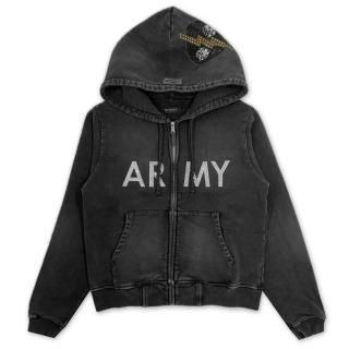 MLVINCE ARMY ZIP HOODY